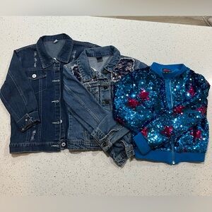Girls Jacket Bundle - Various Sizes - Jean and Sequence